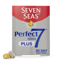 Seven Seas Perfect7 Man Plus, Multivitamin With Omega-3 And Vitamin D For Men's Health Support1-7, 30 Tablets plus 30 Capsules, 1