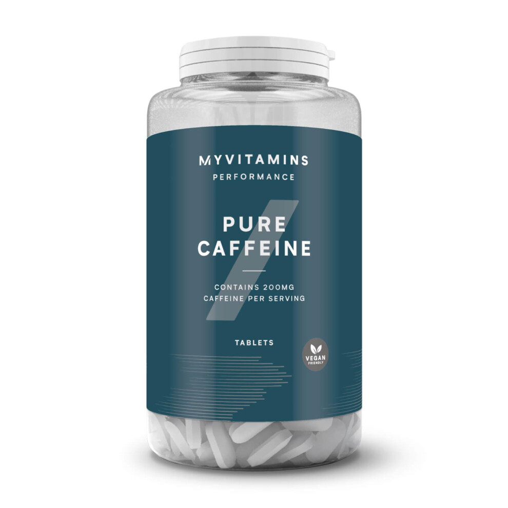 Myprotein Pure Caffeine 200Mg Tablets | Natural Energy, Focus &