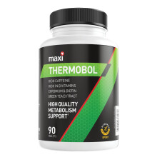 MaxiNutrition – Thermobol - Contains Chromium and Biotin, High in B Vitamins - 100mg Green Tea Extract, 130mg Caffeine per Serving