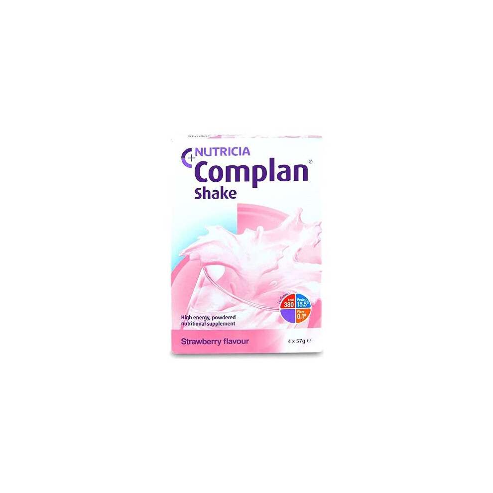 Complan Nutri Gro Complan Strawberry Shake, 4 X 57 G Sachets