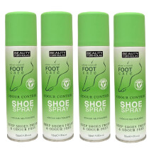 Beauty Formulas Odour Control Shoe Spray 150ml (PACK OF 4)