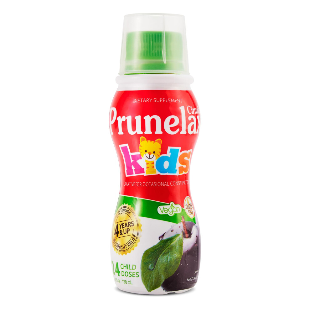 Prunelax Ciruelax Natural Laxative Regular Liquid For Kids, 4.05 Fl Oz