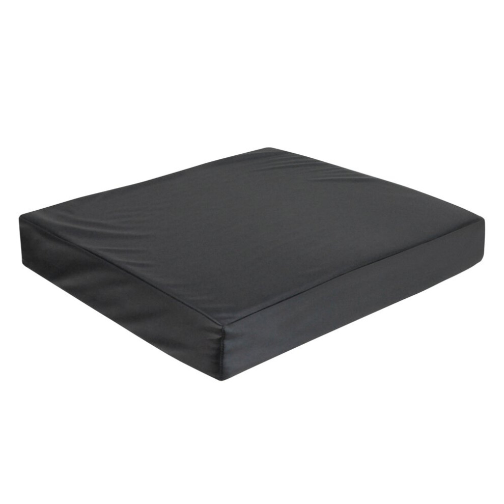 Aidapt Memory Foam Wheelchair Cushion Â VinylâCovered WipeâClean Seat Pad With Fixing