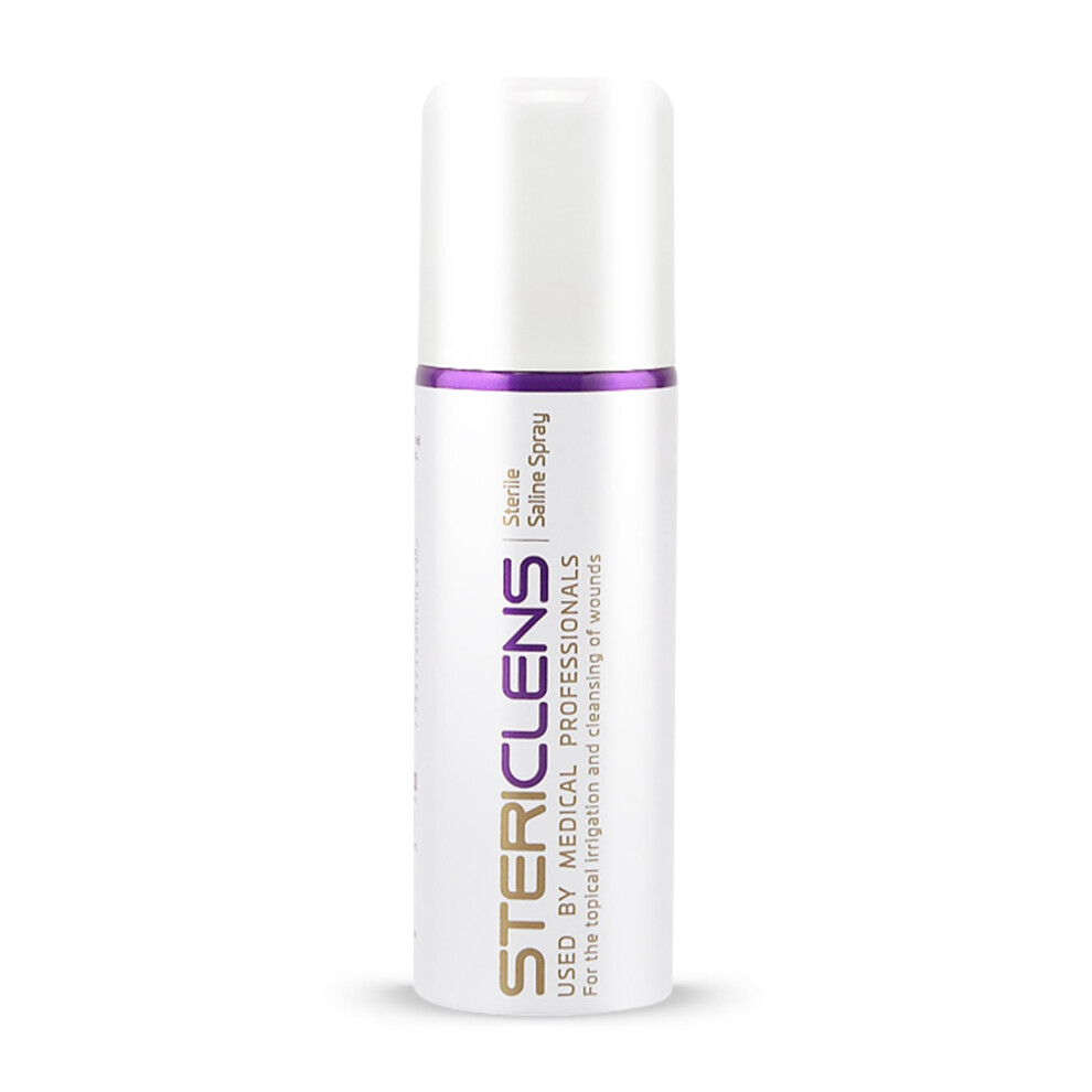 Stericlens Sterile Saline Spray, Wound Cleansing & Piercing Aftercare