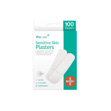 ProPlast - Hypoallergenic Sensitive Skin Plasters - Pack of 100 Assorted Sizes