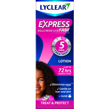 Lyclear Express Treat & Protect Lotion - Kills Head Lice & Eggs – Effective in Just 5 minutes on Head Lice & Helps Protect for up-to 72 hours* – 1