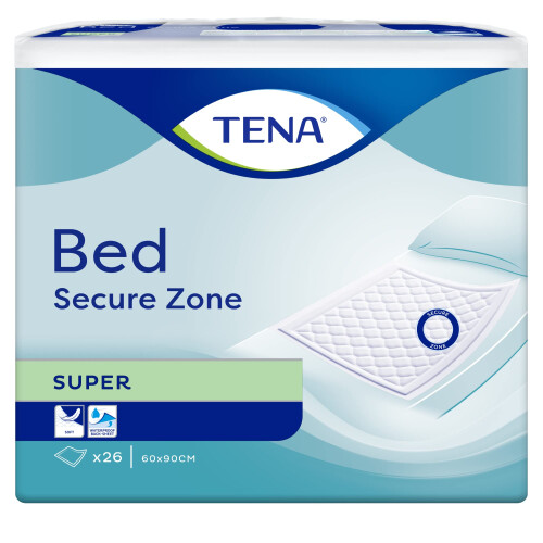 Tena TENA Bed | Secure Zone | Super | 60cm x 90cm | Pack of 26