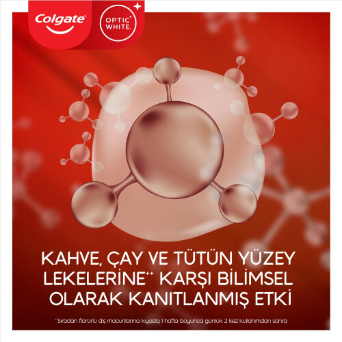 Colgate Colgate Optic White Whitening Toothpaste for Coffee, Tea and Tobacco Users (50 ML) 1
