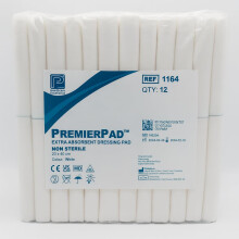 Premier Pad Dressings, Non-Sterile, 40 x 20 cm, 12