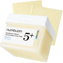 numbuzin No.5 Toner Pads | Vitamin-Niacinamide Concentrated Pad | Double-Sided | Glutathione, Niacinamide, PHA & LHA | Exfoliation