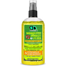 DD Teck Essential Oil Insect Repellent Spray 100ml – Lemongrass & Citronella Natural Body Oil for Mosquito, Fly & Gnat Protection, Ideal for Camping