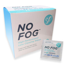 SO No Fog Lens Wipes for Glasses - 100 Pack of High-Performance Spectacle Wipes - Anti Fog Glasses Cleaner, Individually Wrapped a