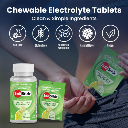 SaltStick Fastchews, Electrolyte Replacement Tablets for Rehydration, Exercise R 2