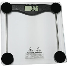 Armo Digital Body Weight Scale Tempered Glass Bathroom Scale With Clear LCD Display Stones, KG, LB (180KG MAX)