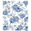 Thanksgiving Pumpkin Throw Blanket Blue White Chinoiserie 5