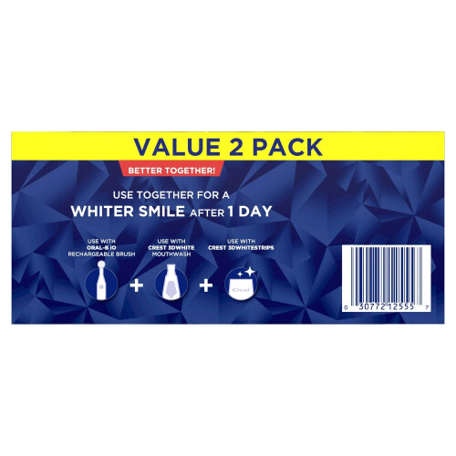 Crest Crest 3D White Advanced Glamorous White Teeth Whitening Toothpaste, 2