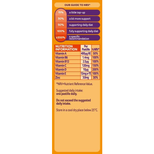 Bassetts Vitamins 3-11 Years Orange Flavour Immune Support 30 Gummies 2