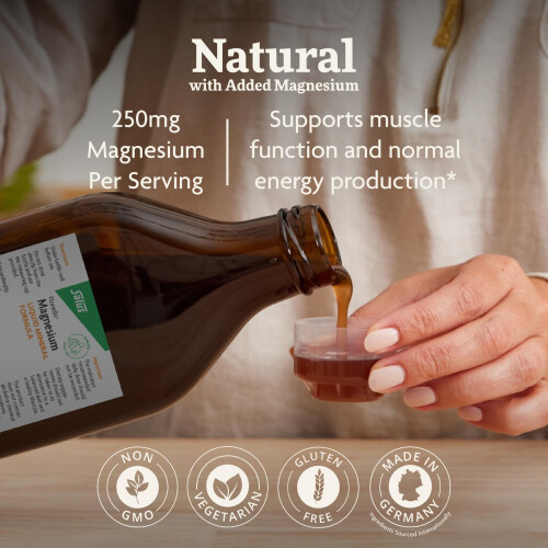 Salus Floradix Magnesium Liquid Mineral Supplement 250ml 2