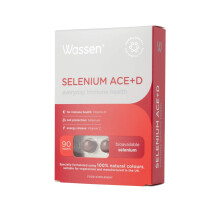 Wassen Selenium ACE+D Immune Health - 90 Tablets | Selenium and Zinc Supplements Contribute to Normal Function of Immune System | Vitamin C D and Zin