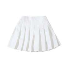 Fustă plisată în linie A, cu talie înaltă, uniformă, pentru fete, cu elastic în talie, confortabilă, pentru școală, tenis, ziua de naștere