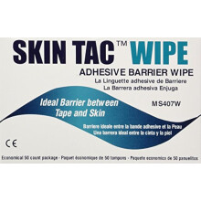 Skin-Tac MS 407W Adhesive Barrier Wipes, 50 Pieces