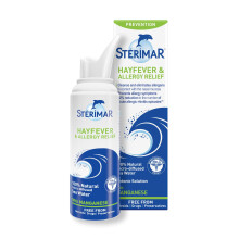 Sterimar Hayfever Allergy Relief, Nasal Spray, with Manganese, Isotonic, 100% Natural Sea Water, Free from Steroids, Drugs & Prese