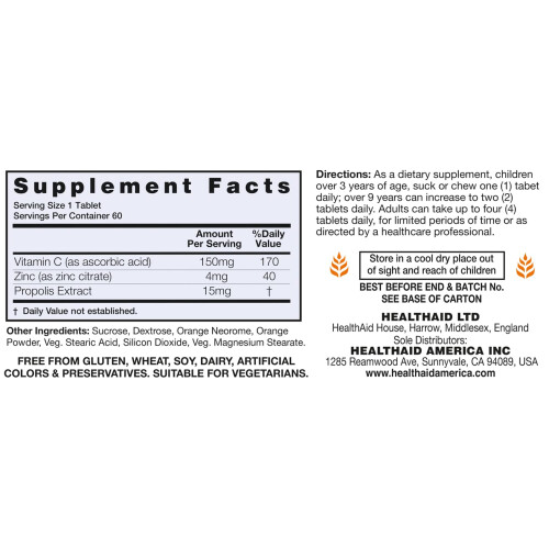 HealthAid Zincovit C - 60 Tablets 2