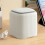 Mini Desktop Trash Can with Lid, Dual Compartment Recycle Bin, Push Button, Lightweight Plastic – Compatible with Bathroom & Office 6