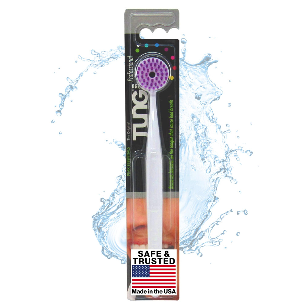 Peak Essentials The Original Tung Brush Tung Brush Tongue Cleaner