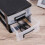Simple Fashion Plastic Storage Box with Multi Layer Drawers for Office and Study Room 3