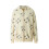 (M, White) Veste à capuche fermeture éclair. 1