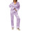 (L, Purple) Conjunto de pijama e calça. 5