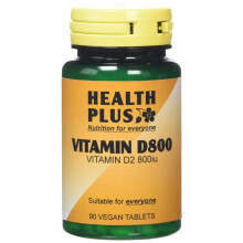 Health Plus Vitamin D 800iu Vitamin D Supplement - 90 Tablets