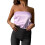 (S, Purple) Débardeur bustier sans E-girl Y2K 1