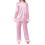 (L, Pink) Conjunto de pijama e calça. 8