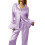 (XL, Purple) Conjunto de pijama e calça. 11