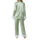 (XL, Green) Conjunto de pijama e calça. 8