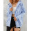 (XL, Blue) Veste à capuche fermeture éclair. 7