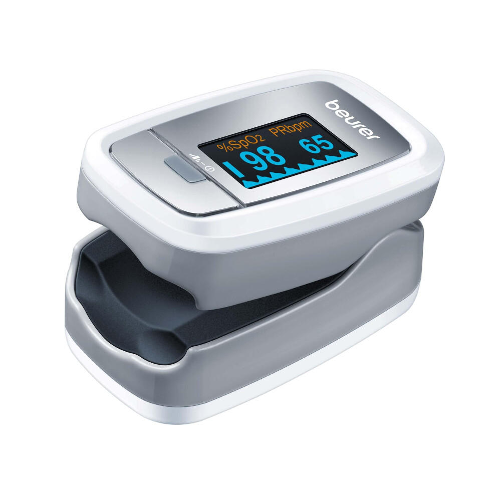 Beurer Po30 Pulse Oximeter, Determination Of Heart Rate And Arterial Oxygen Saturation For Those With Medical Conditions, Suitable For High-Altitude