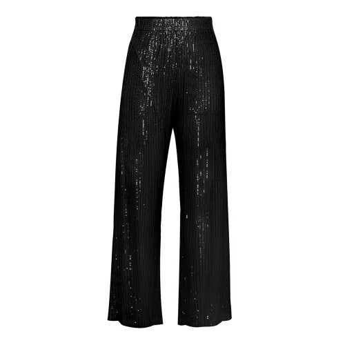 (M, Black) Calça feminina de e elástica.