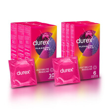 48 Durex Pleasuremax Condoms