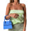 (M, Green) Débardeur bustier sans E-girl Y2K 7