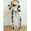 (M, Black White) Set de două talie elastică. 13