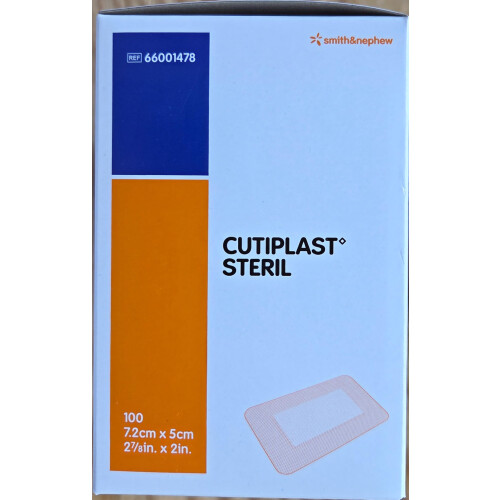 Cutiplast Sterile Conformable Fabric Island Dressing, 7.2 x 5 cm 2