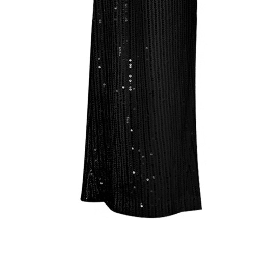 (M, Black) Calça feminina de e elástica. 2