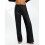 (L, Black) Calça feminina de e elástica. 9