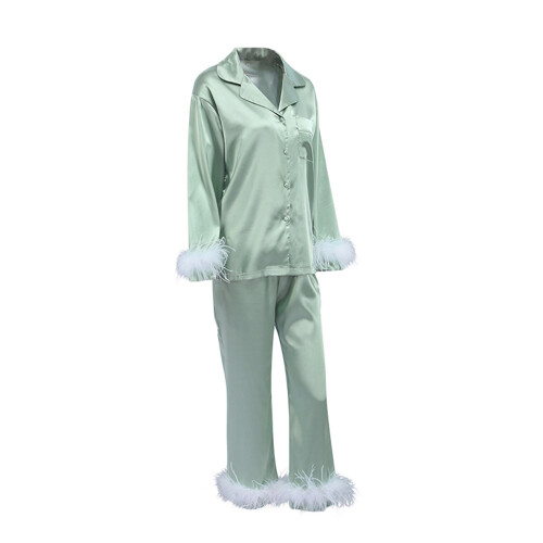(S, Green) Conjunto de pijama e calça. 1