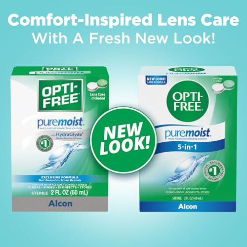 Opti-Free Puremoist Multi-Purpose Disinfecting Solution with Lens Case, 2-Ounces 1