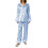 (S, Lake blue) Conjunto de pijama e calça. 11