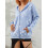 (XL, Blue) Veste à capuche fermeture éclair. 4